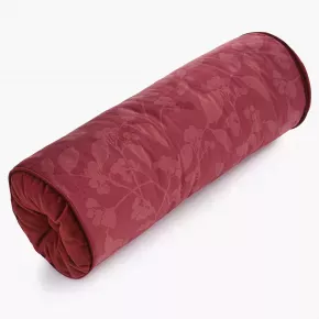 Възглавница DUKA SKADI 50x22 см., бордо с листа