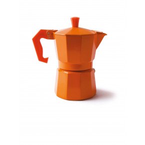 Кафеварка за 3 чаши кафе EXCELSA CHICCO COLOR, оранжев