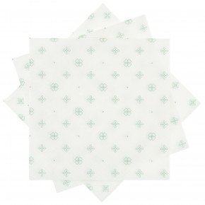 Салфетки 20 бр. DUKA CELEBRATE 33x33 см., бял, зелен